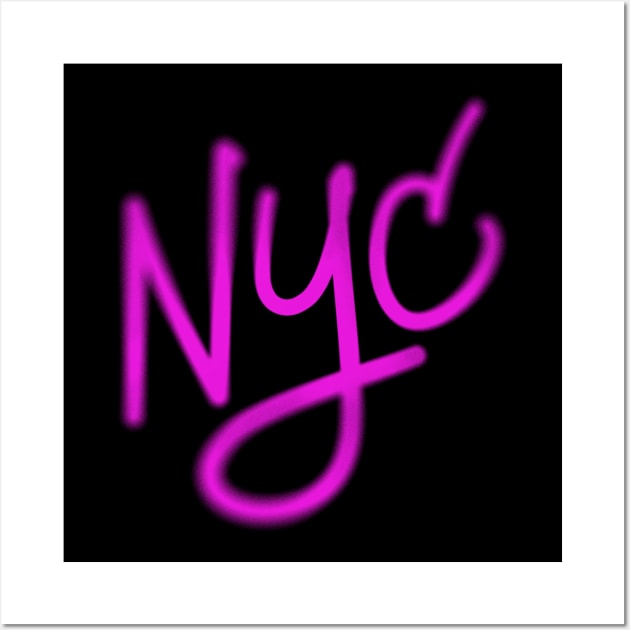 New York City graffiti tag art Wall Art by iamstuckonearth